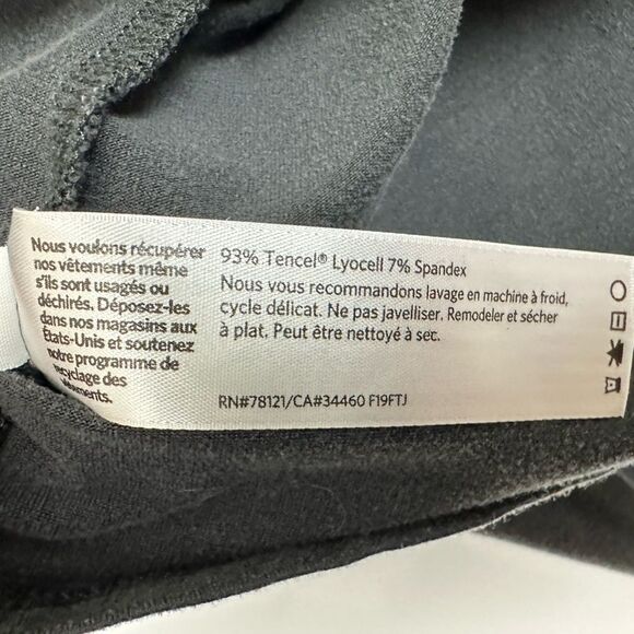 Eileen Fisher Long Sleeve Turtleneck Tencel Top Gray Size Large - Picture 4 of 6